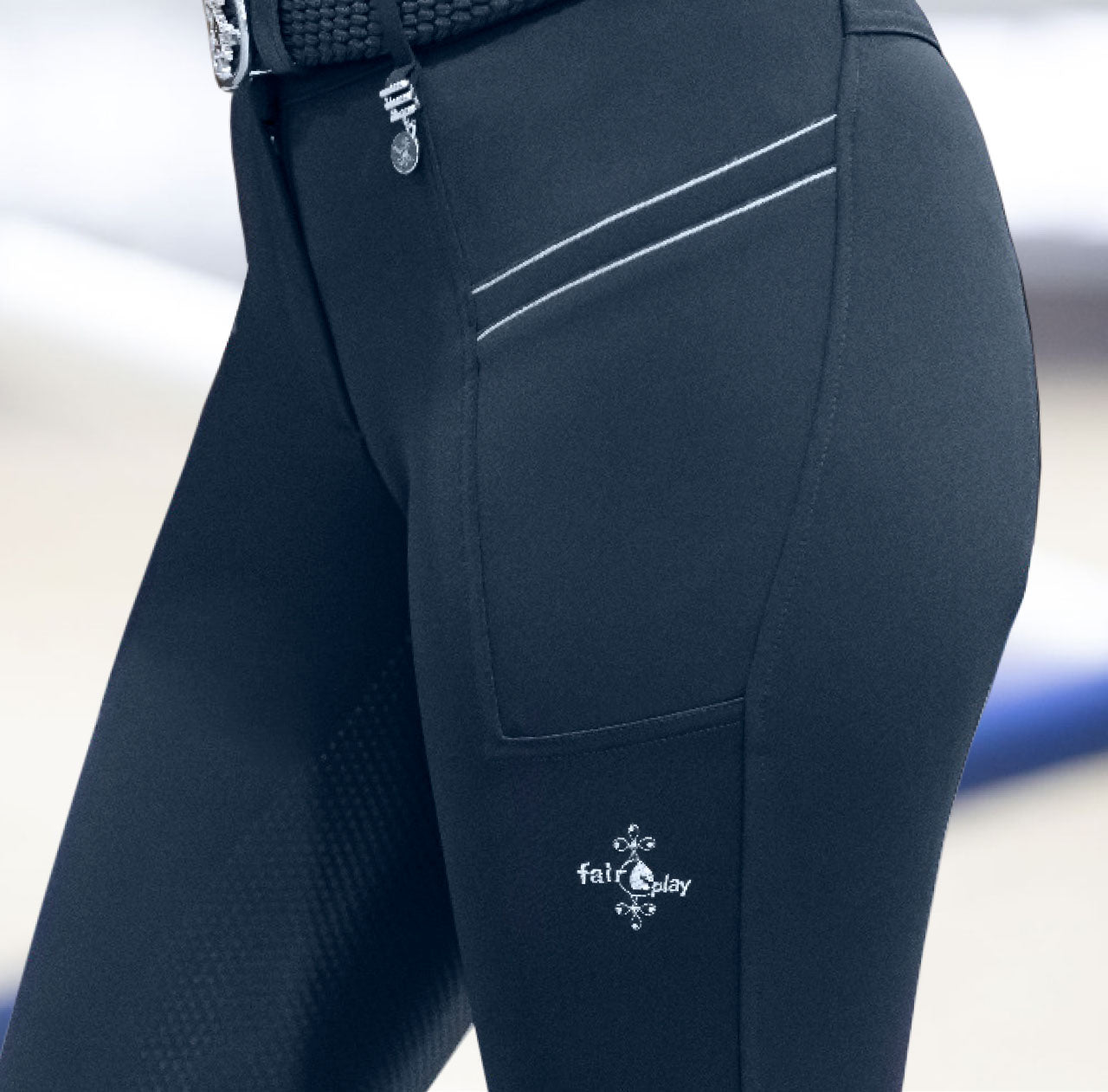 Fair Play Breeches Full Grip, High Rise JELENA Navy