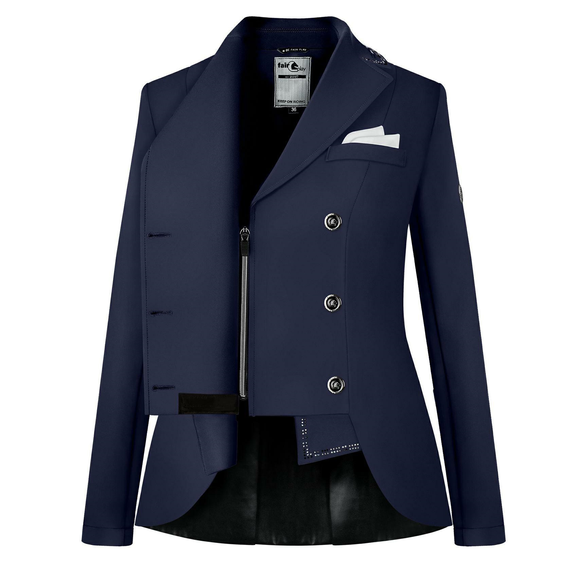 Fair Play Ladies Dressage Short Tailcoat REIKO, Navy