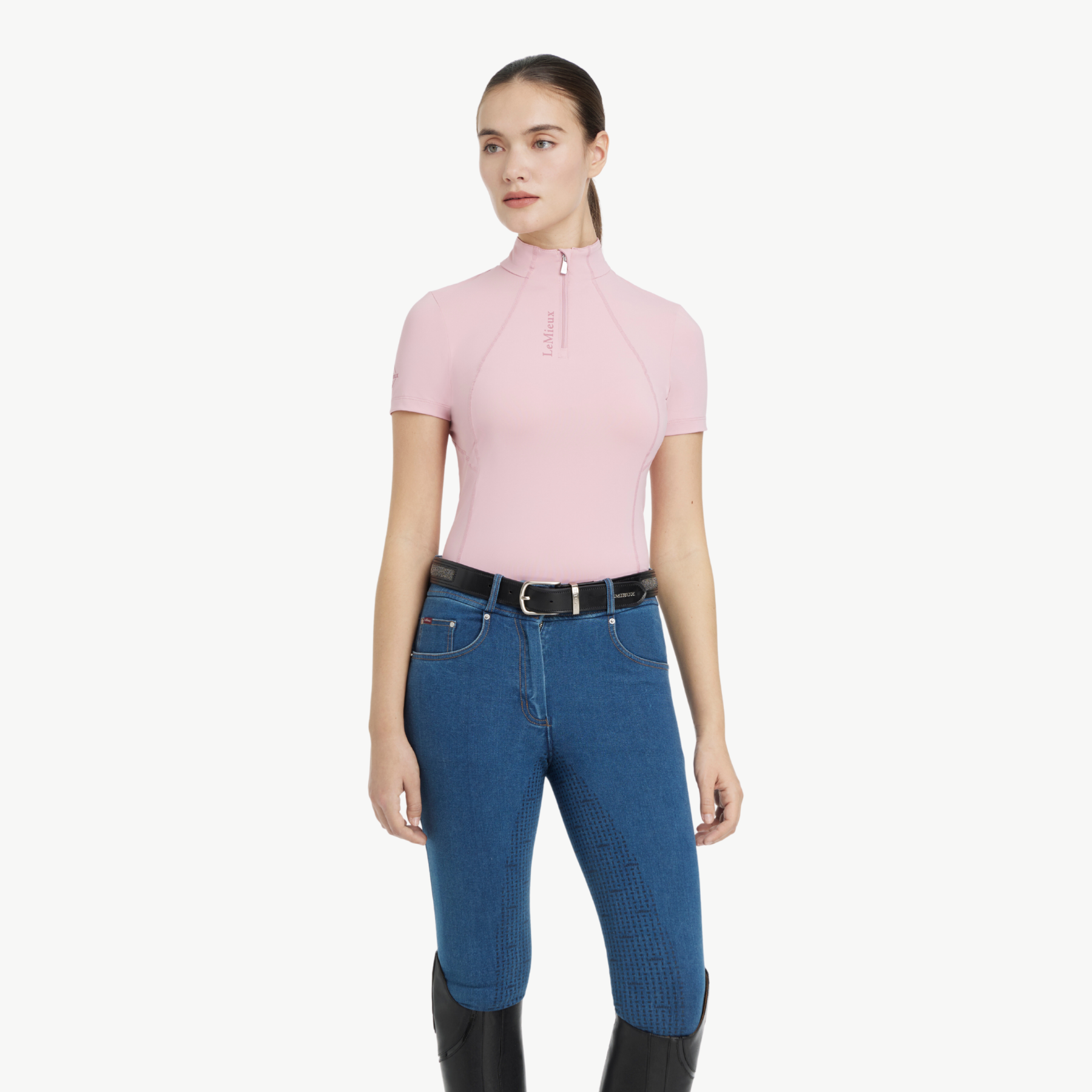 LeMieux Ladies Short Sleeve Classique Base Layer, Blossom