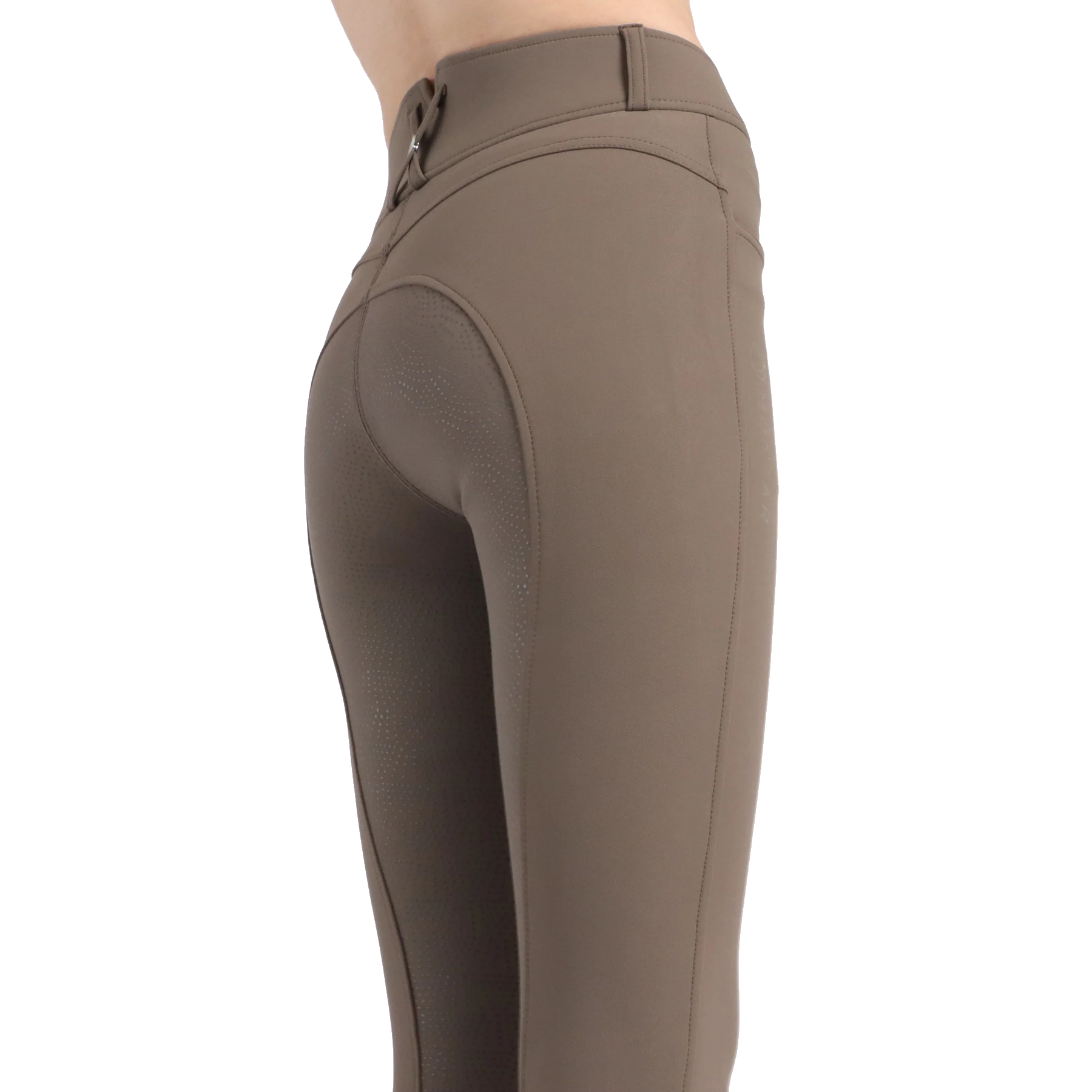 Montar Megan Yati Ladies High Rise Full Grip Breeches, Mud