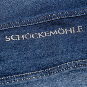 Schockemohle Lara Mid Rise, Knee Grip Style Ladies' Breeches, Blue