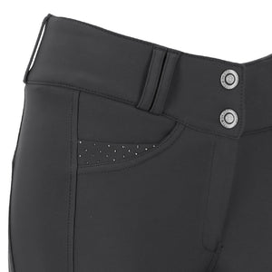 Schockemohle Darleen Ladies Knee Grip Breeches, Graphite