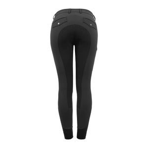 Cavallo Christy Mobile Sporty Mid Rise, Full Seat Breeches, Black