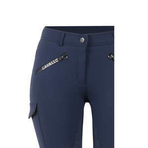 Cavallo CavalCOMINA Ladies Full Grip Mobile Breeches, Night Blue