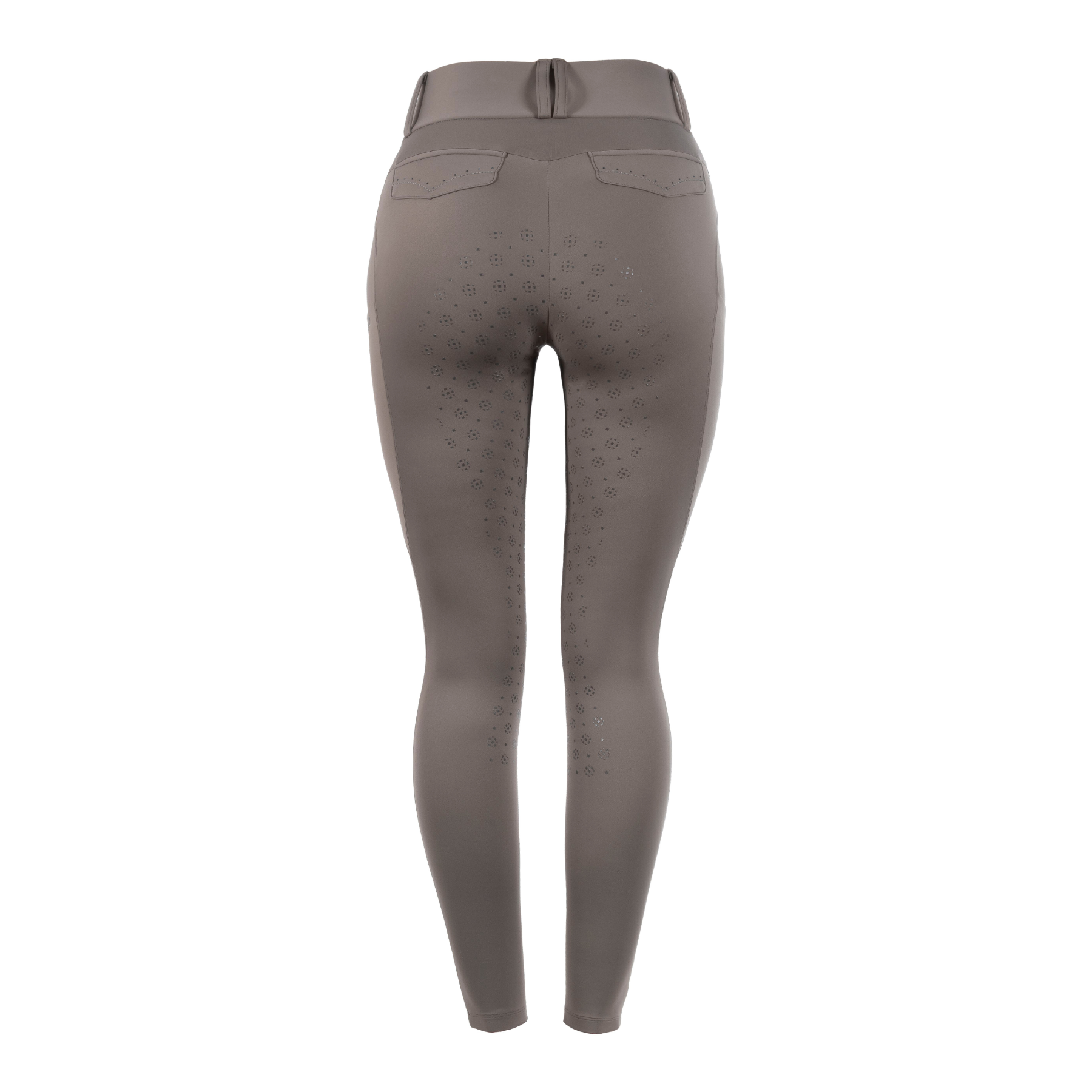 Cavallo CavalCANDERA Ladies High Rise Full Grip Breeches, Mud Taupe