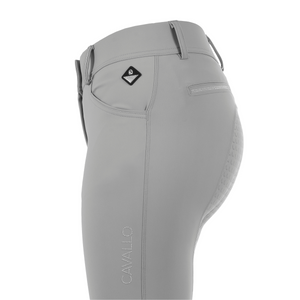 Cavallo CavalCUNA Grip Riding Leggings, Silver Gray