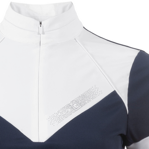 Cavallo CavalNOELA Ladies Short Sleeve Competition Shirt, Dark Blue