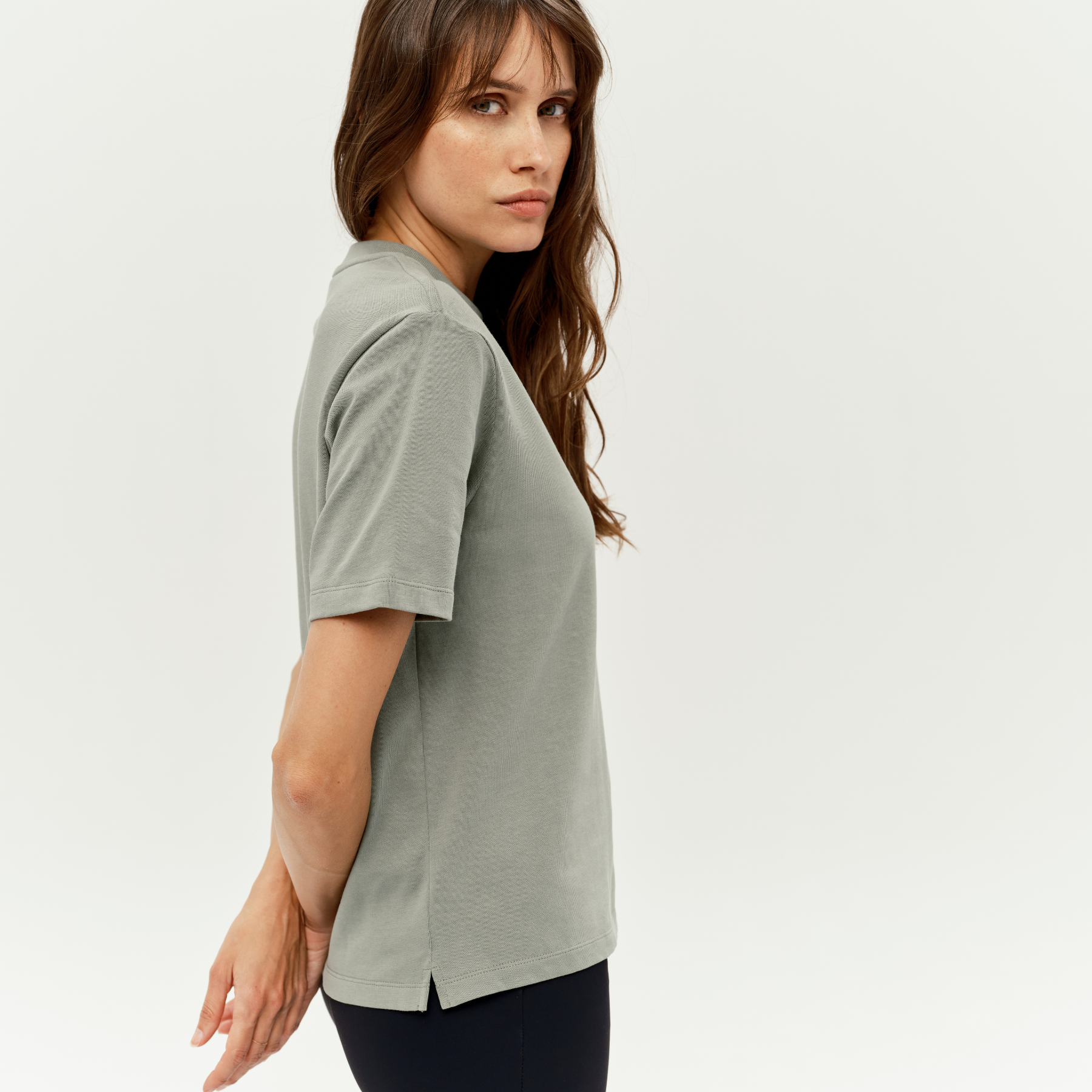 Dada Sport Oasis Ladies Short Sleeve Training Shirt, Sage