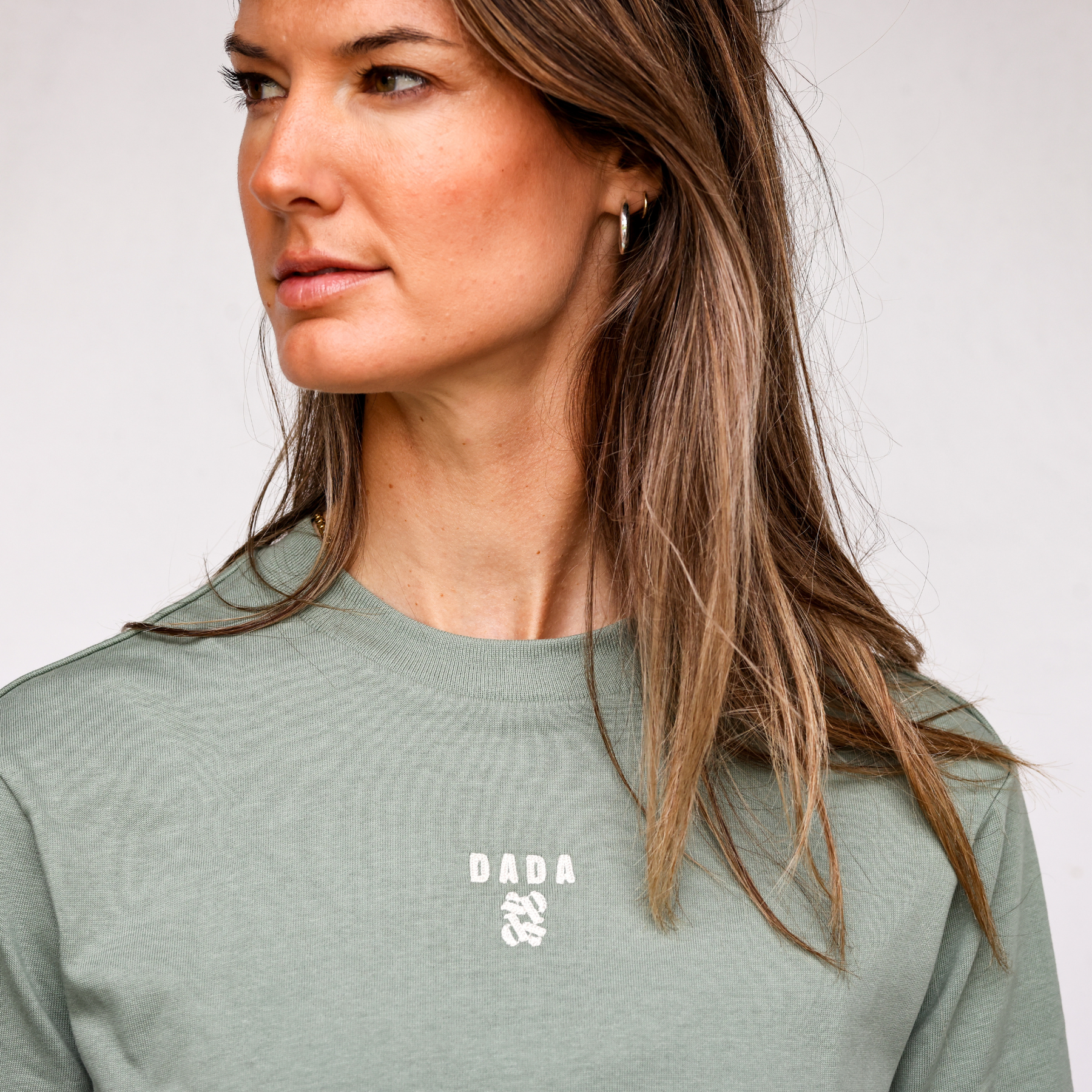 Dada Sport Oasis Ladies Short Sleeve Training Shirt, Sage