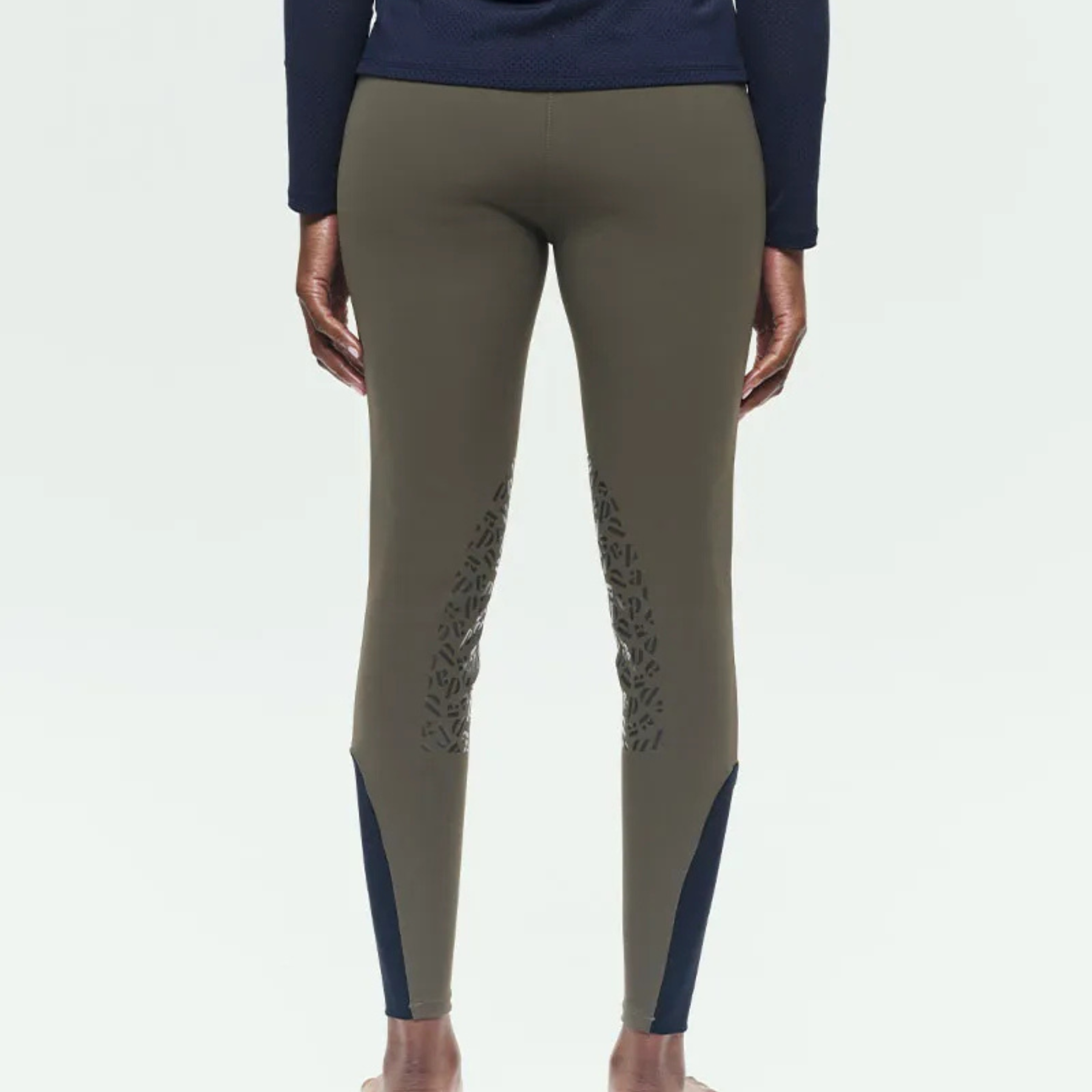 Dada Sport Kit New Ladies Knee Grip Breeches, Dark Olive