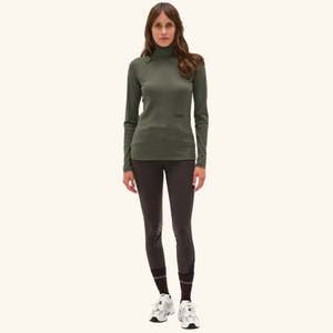 Dada Sport Calder Ladies Long Sleeve Riding T-Shirt, Green