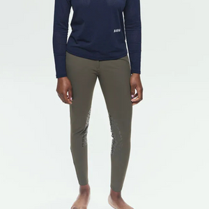 Dada Sport Kit New Ladies Knee Grip Breeches, Dark Olive