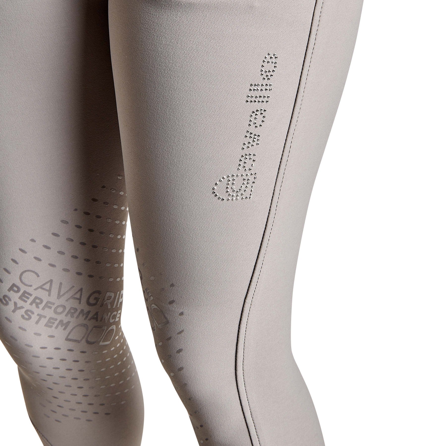 Cavallo DALIMA GRIP Knee Grip, Mid Rise Breeches, Cloud grey