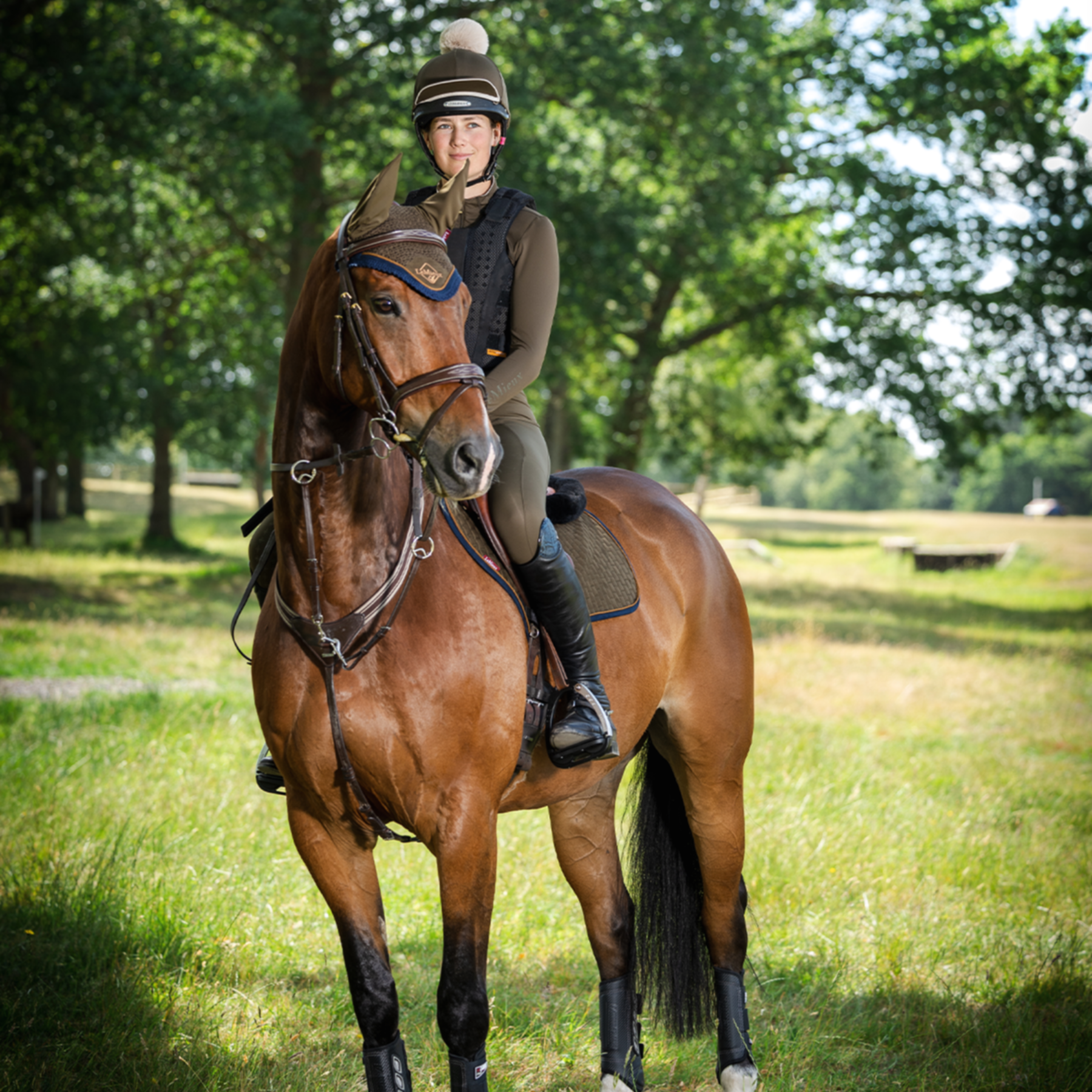 LeMieux Ladies Long Sleeve Classic Base Layer, Alpine