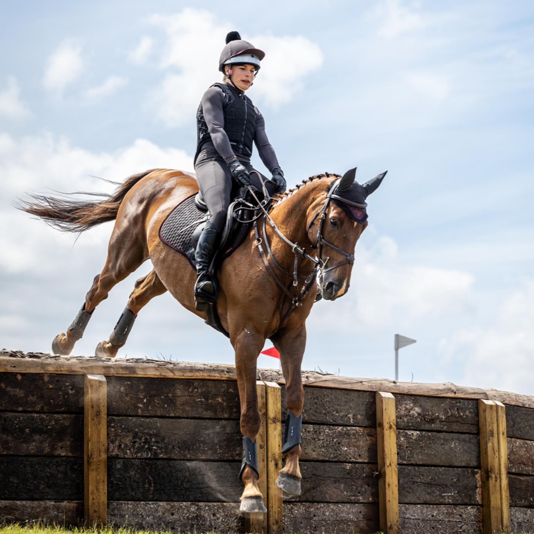 LeMieux Ladies Long Sleeve Classic Base Layer, Cinder