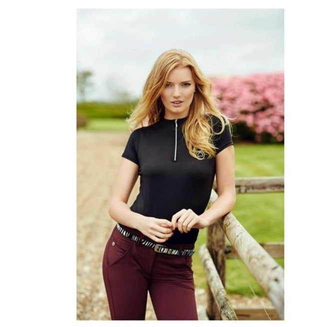 Montar Everly Basic Crystal Logo Polo, Navy