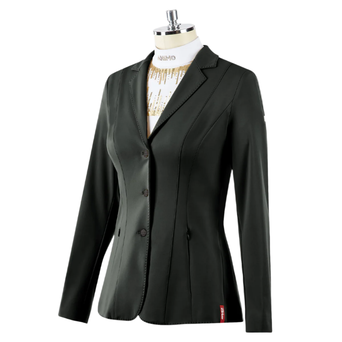 Animo Italia LUD 24W Woman's Show Coat, Bottle Green