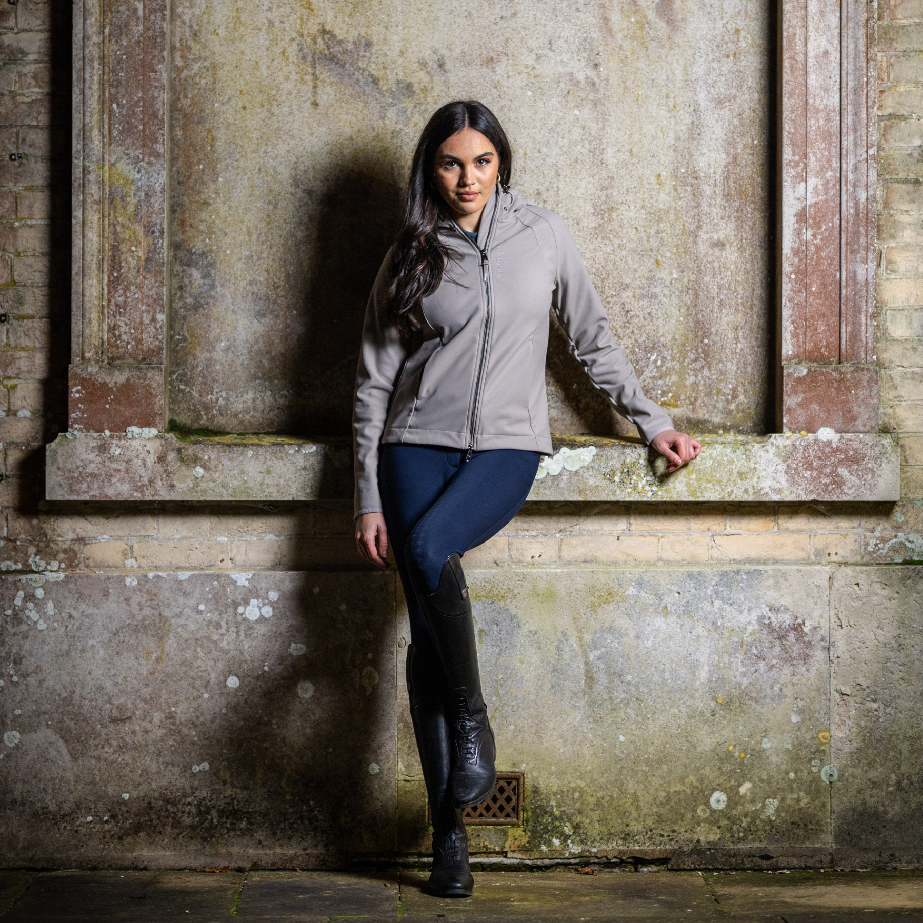 LeMieux Charlotte Ladies Softshell Jacket, Ash