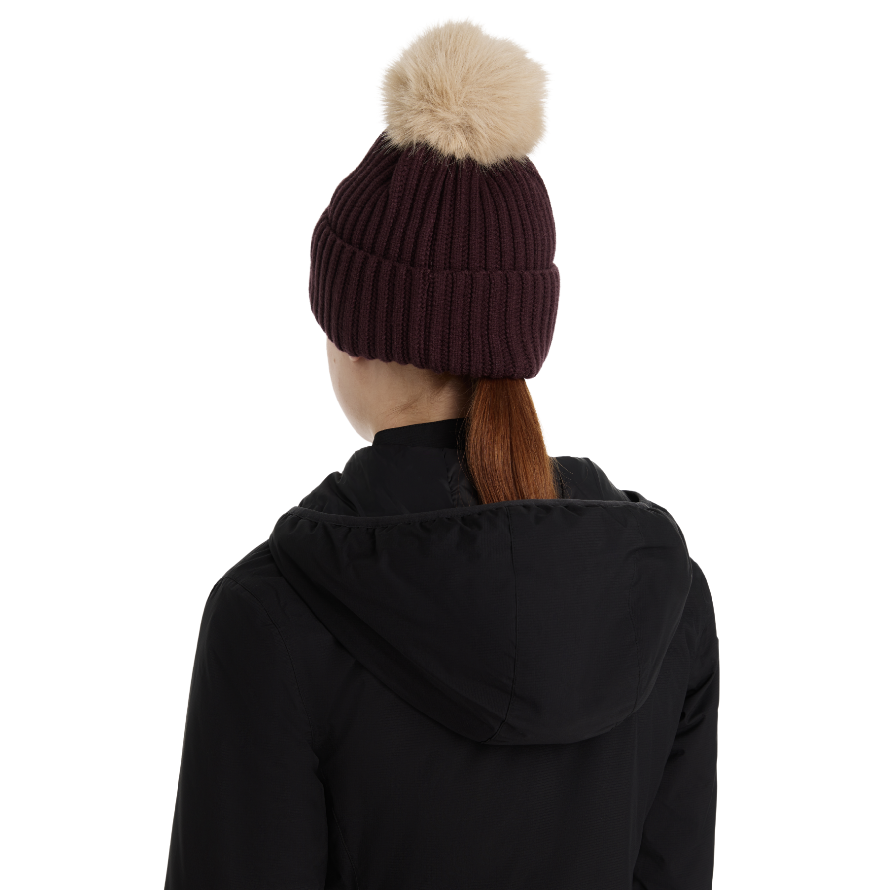 LeMieux Clara Rib Beanie, Damson