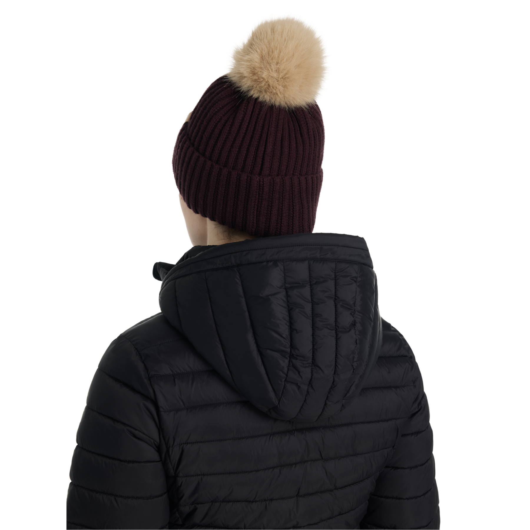 LeMieux Clara Rib Beanie, Damson