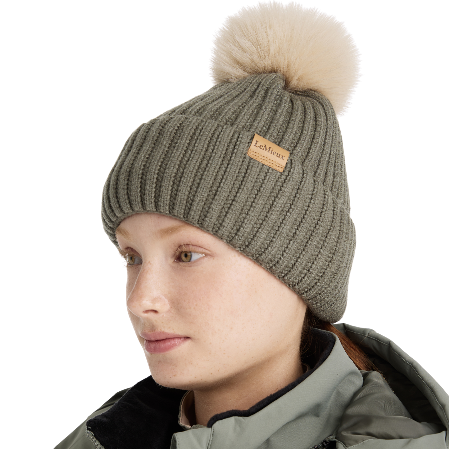 LeMieux Clara Rib Beanie, Rosemary