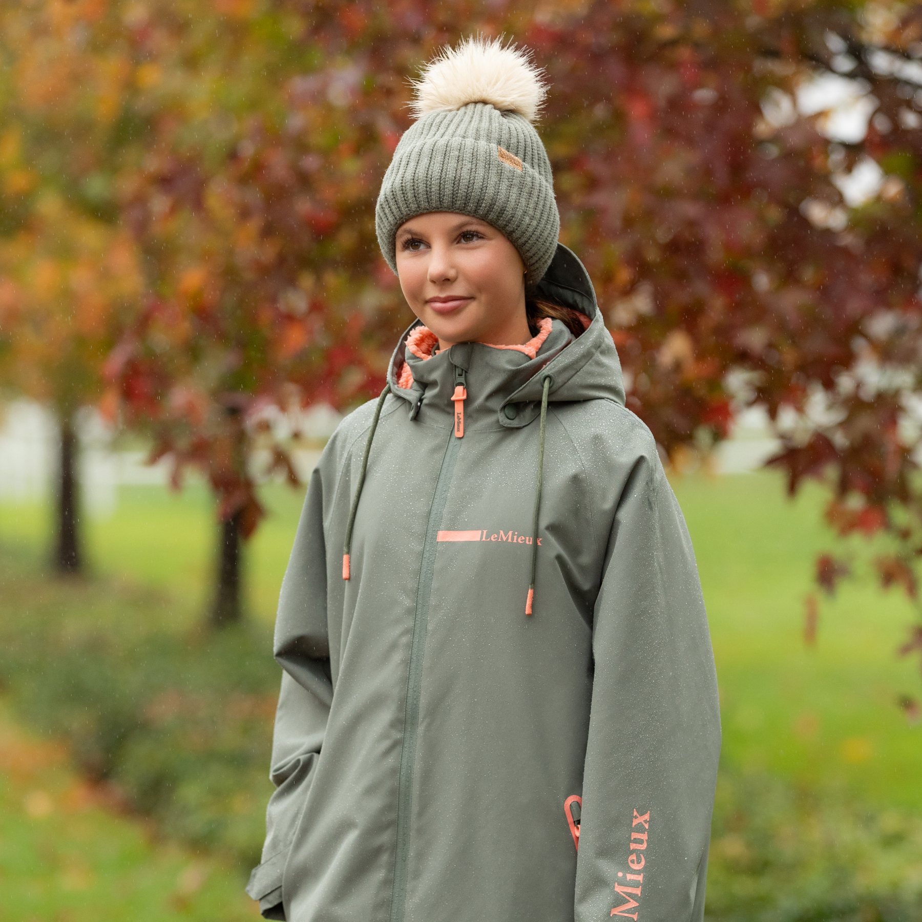 LeMieux Clara Rib Beanie, Rosemary