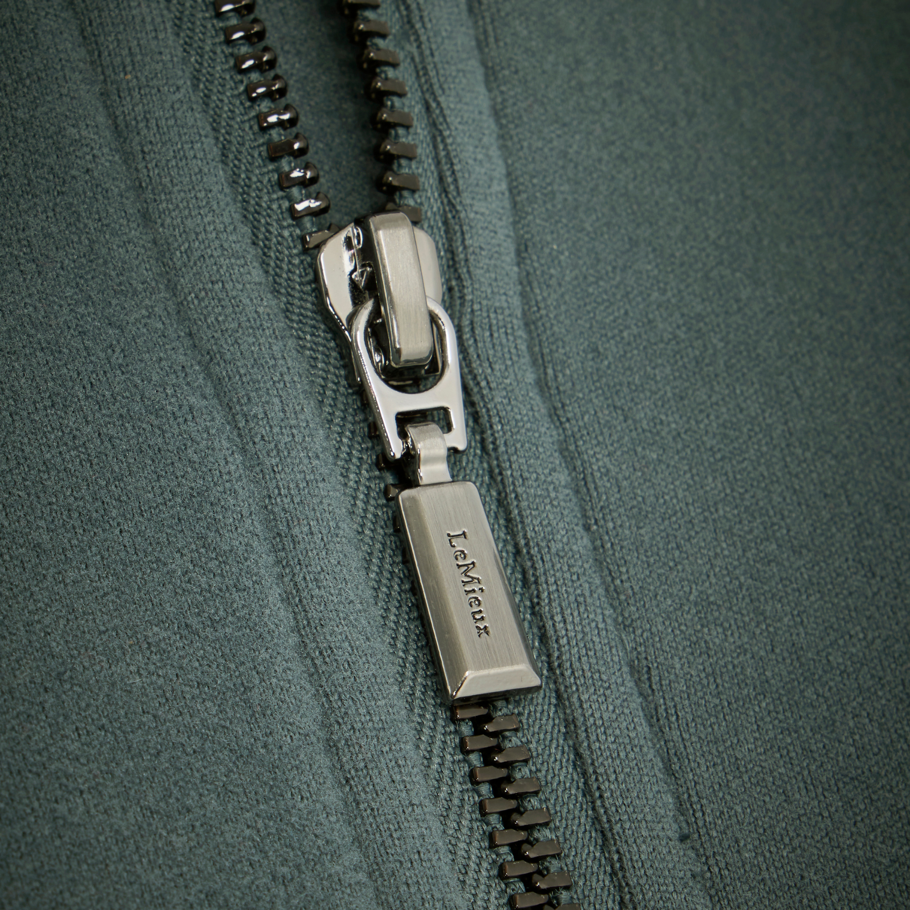 LeMieux Faye Ladies Long Sleeve Full Zip Sweatshirt, Petrol