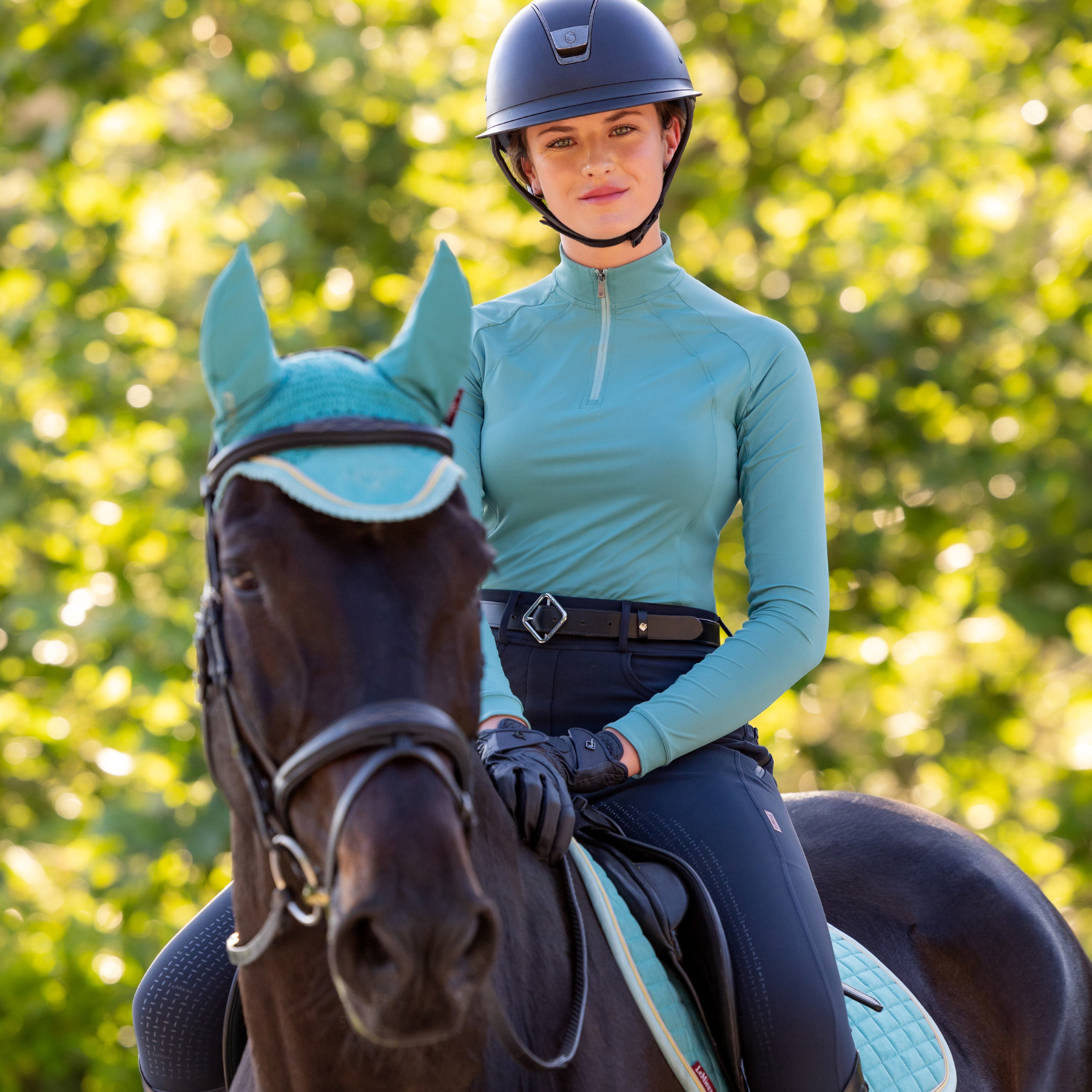 LeMieux Halle Ladies Lightweight Base Layer, Lagoon