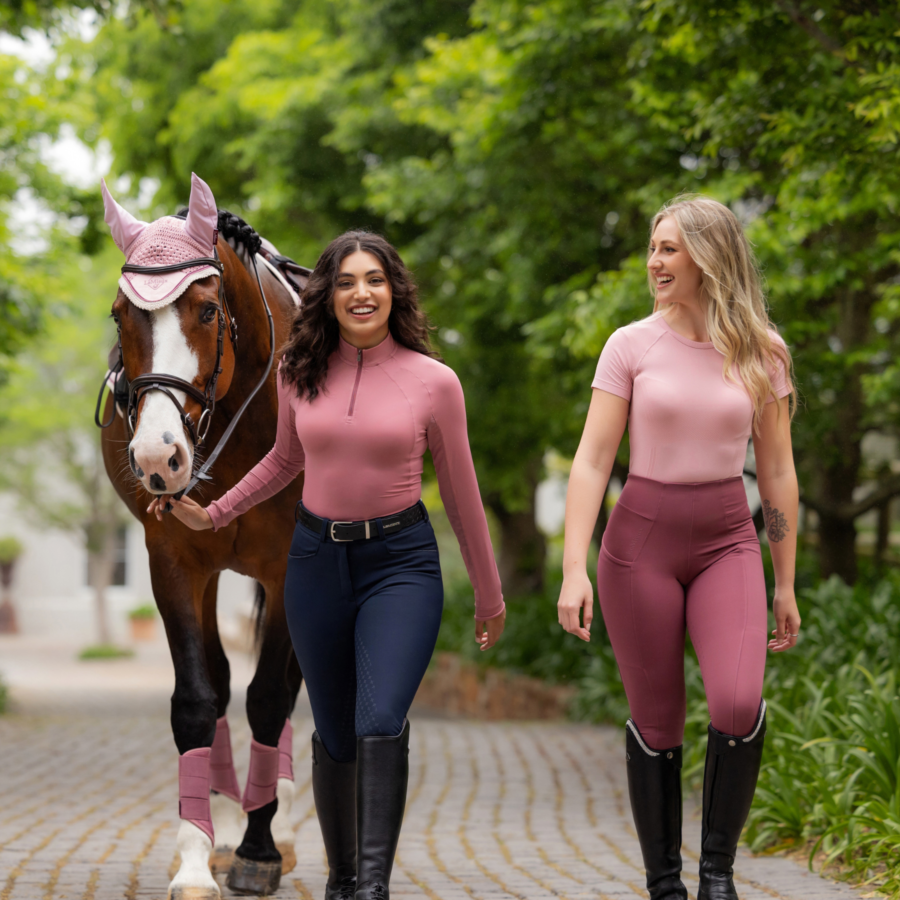 LeMieux Halle Ladies Lightweight Base Layer, Peony