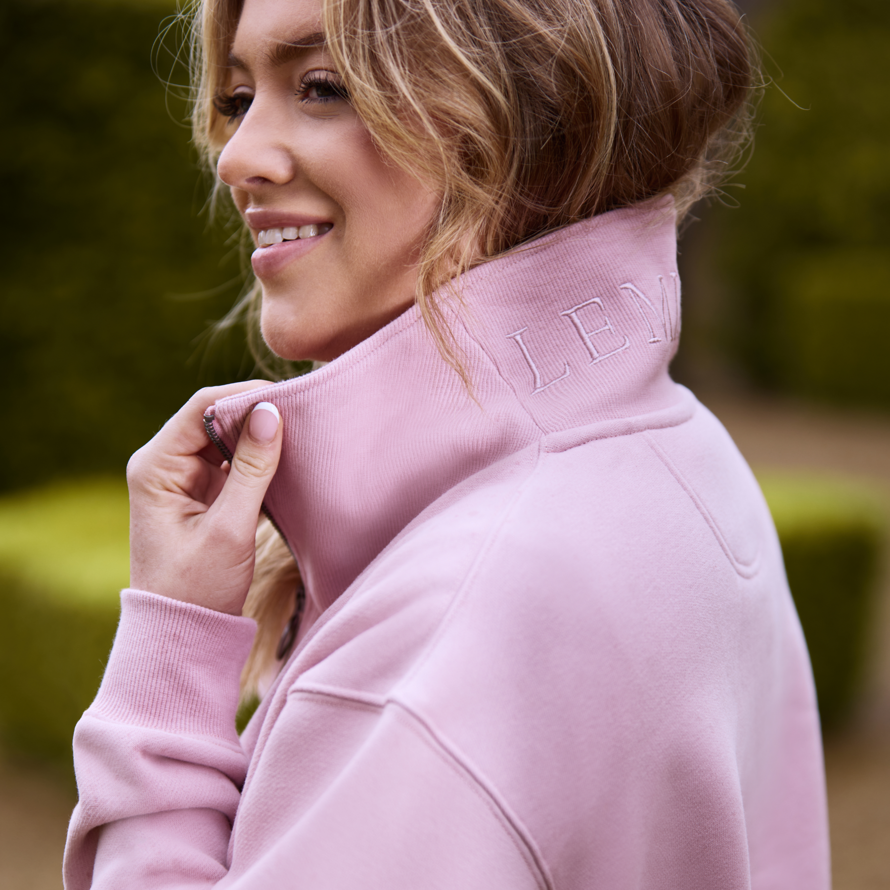 LeMieux Keira Quarter Neck Sweatshirt, Blossom