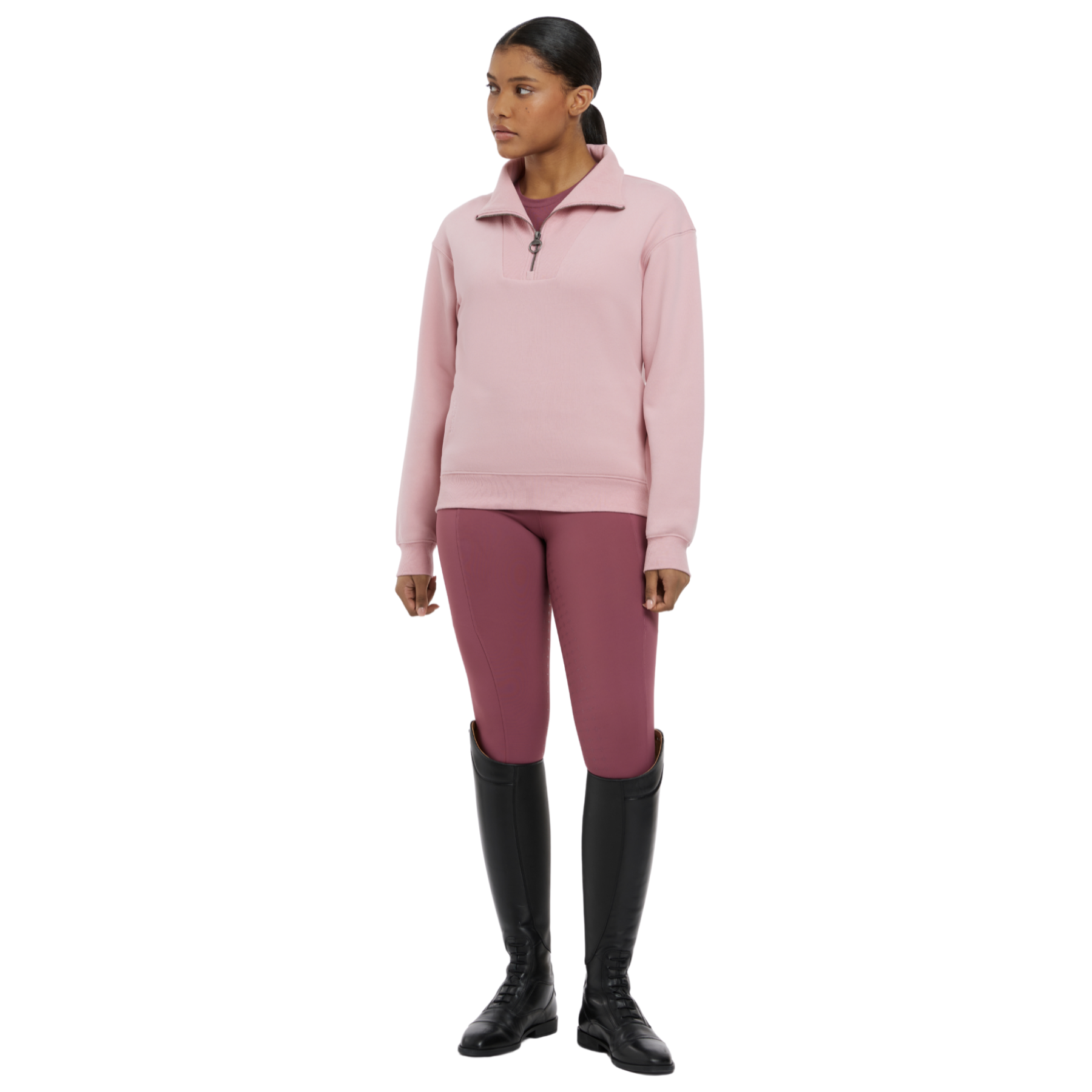 LeMieux Keira Quarter Neck Sweatshirt, Blossom