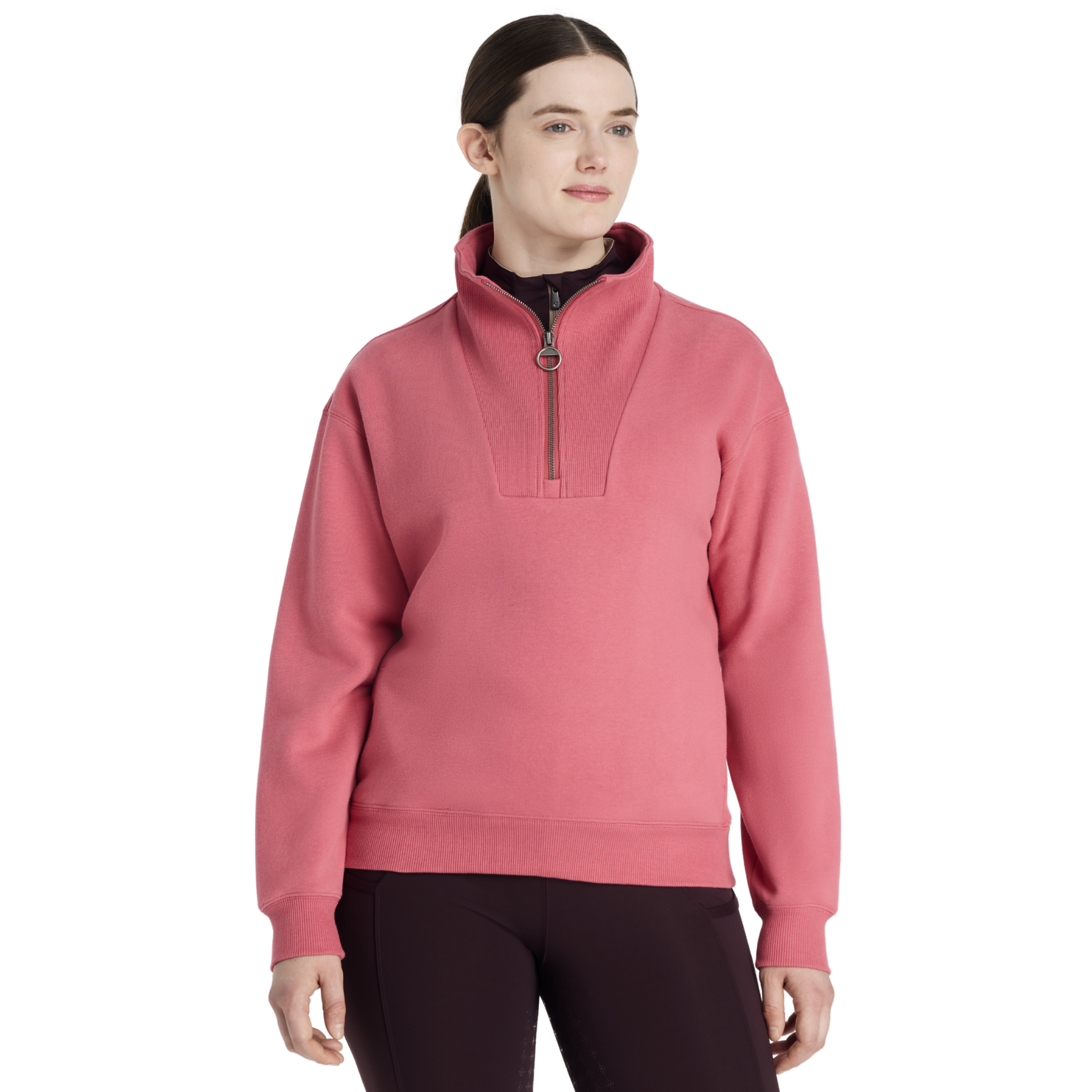 LeMieux Keira Quarter Zip Sweatshirt, Cranberry