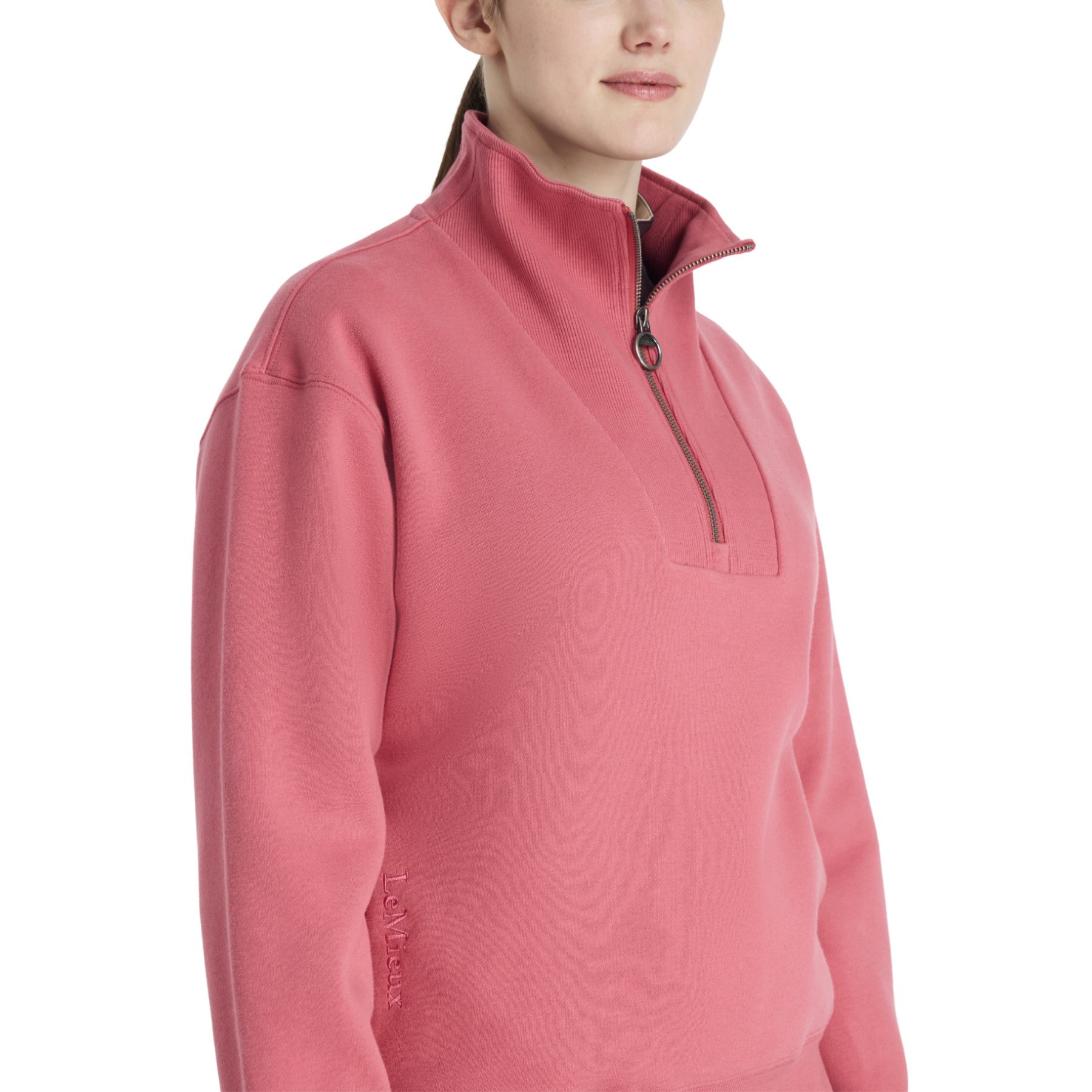 LeMieux Keira Quarter Zip Sweatshirt, Cranberry