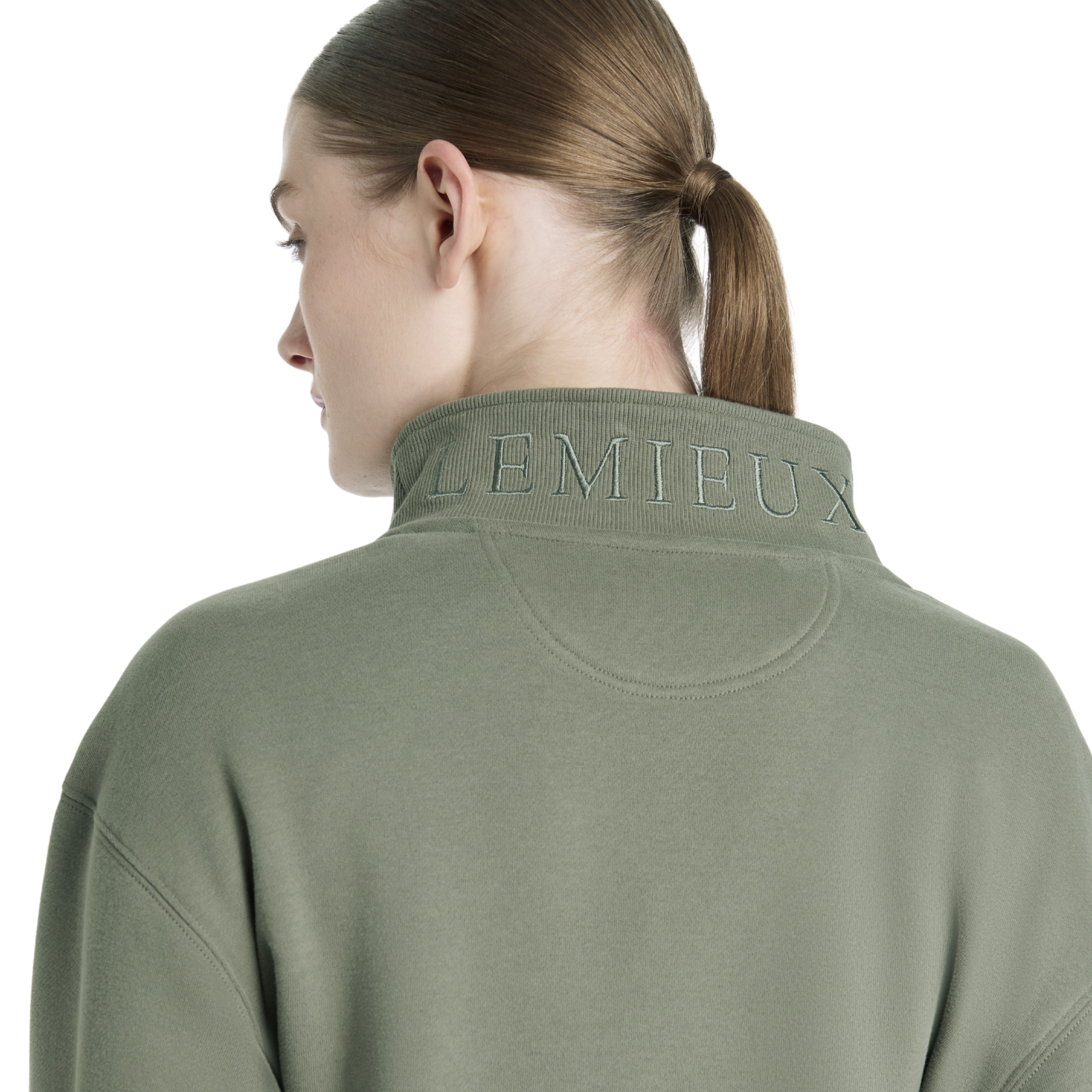 LeMieux Keira Quarter Zip Sweatshirt, Rosemary