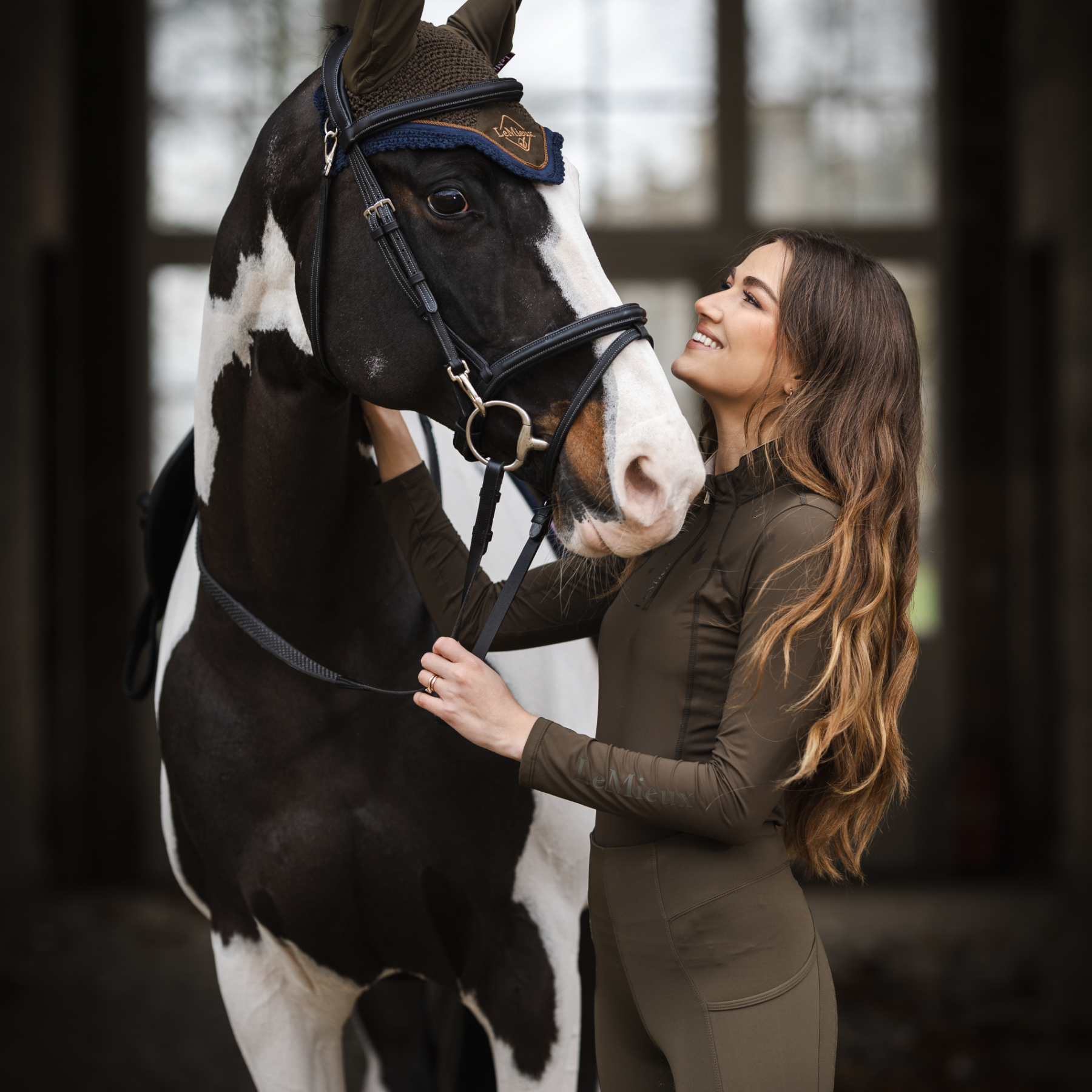 LeMieux Ladies Long Sleeve Classic Base Layer, Alpine