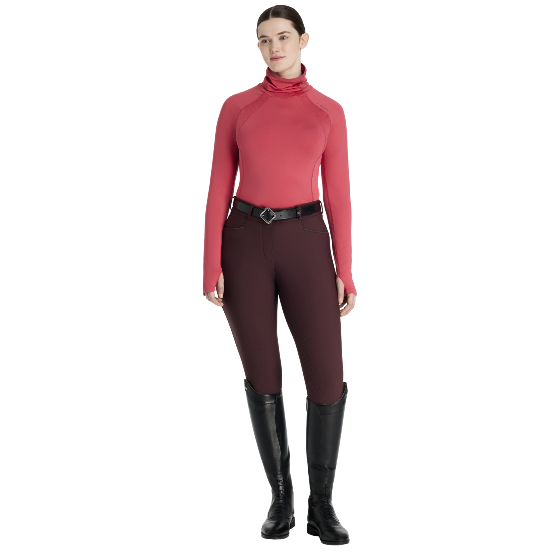 LeMieux Sara Snood Base Layer, Cranberry