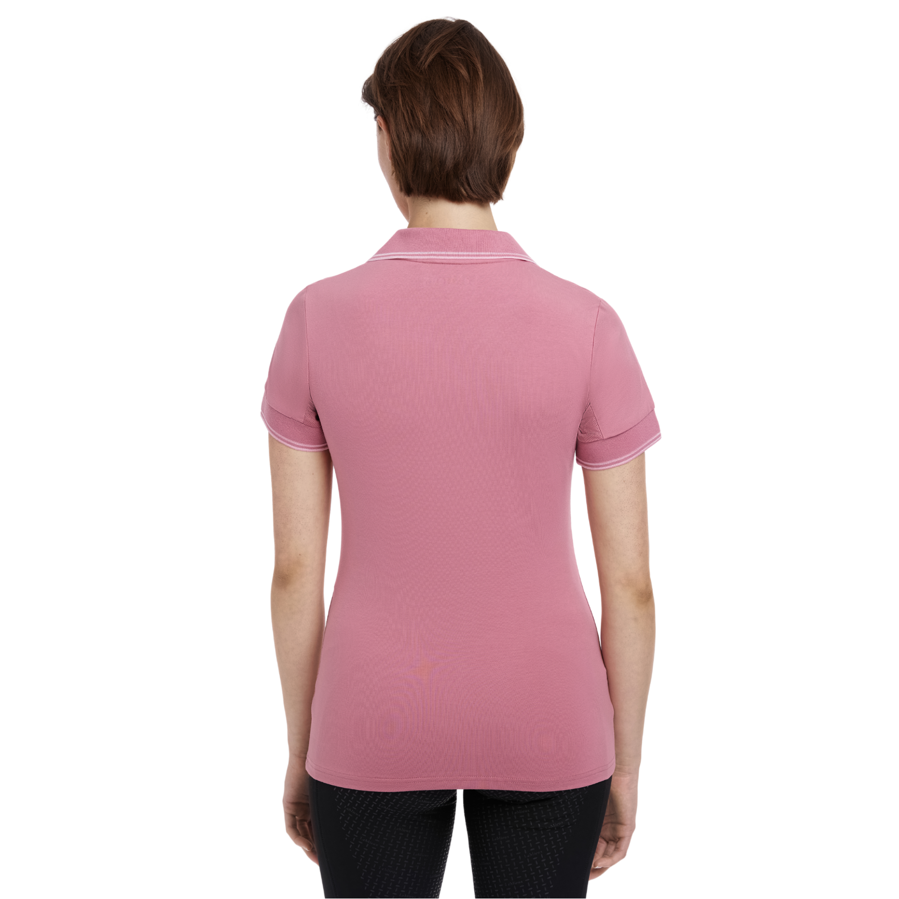 LeMieux Serena Ladies Short Sleeve Sports Polo, Peony