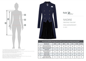 Fair Play Ladies Dressage Tailcoat NADINE, Brown