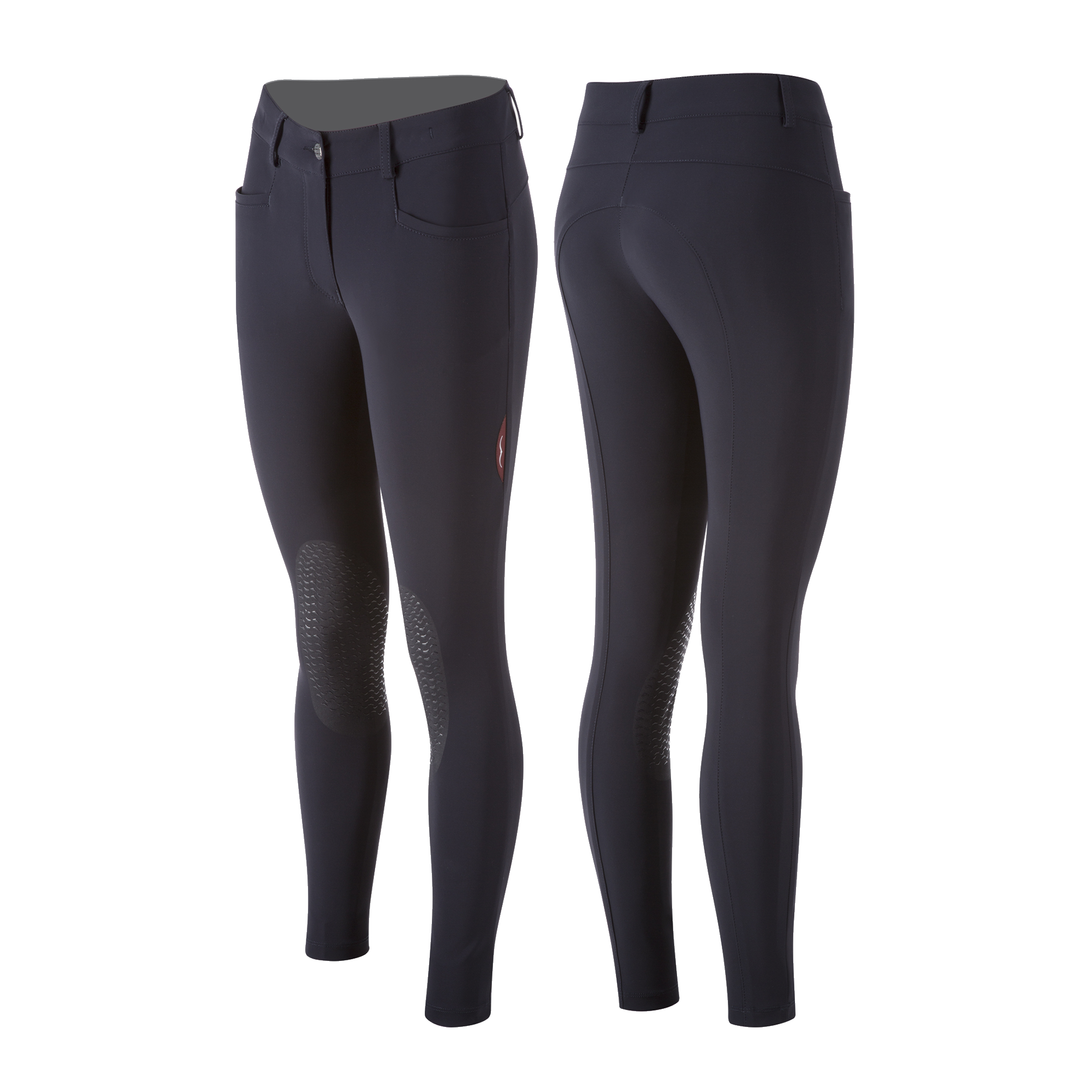 Animo Italia Nakita Women's Knee Grip Breeches, Navy