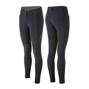 Animo Italia Nakita Women's Knee Grip Breeches, Navy