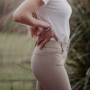 Pénélope Ladies New Rocky Knee Grip Breeches, Beige
