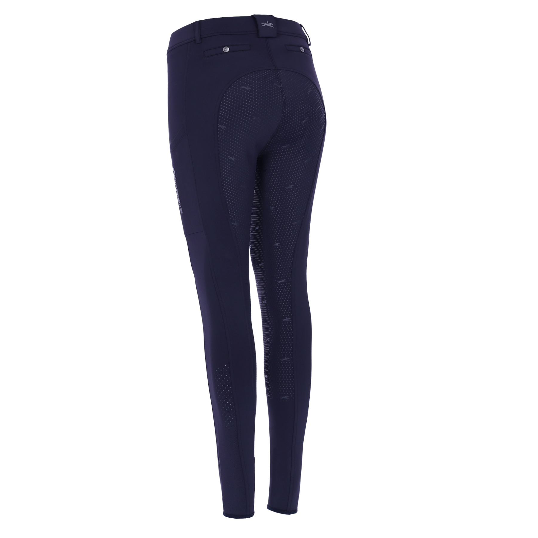 Schockemohle Air Sporty Ladies Full Grip Riding Tights, Navy