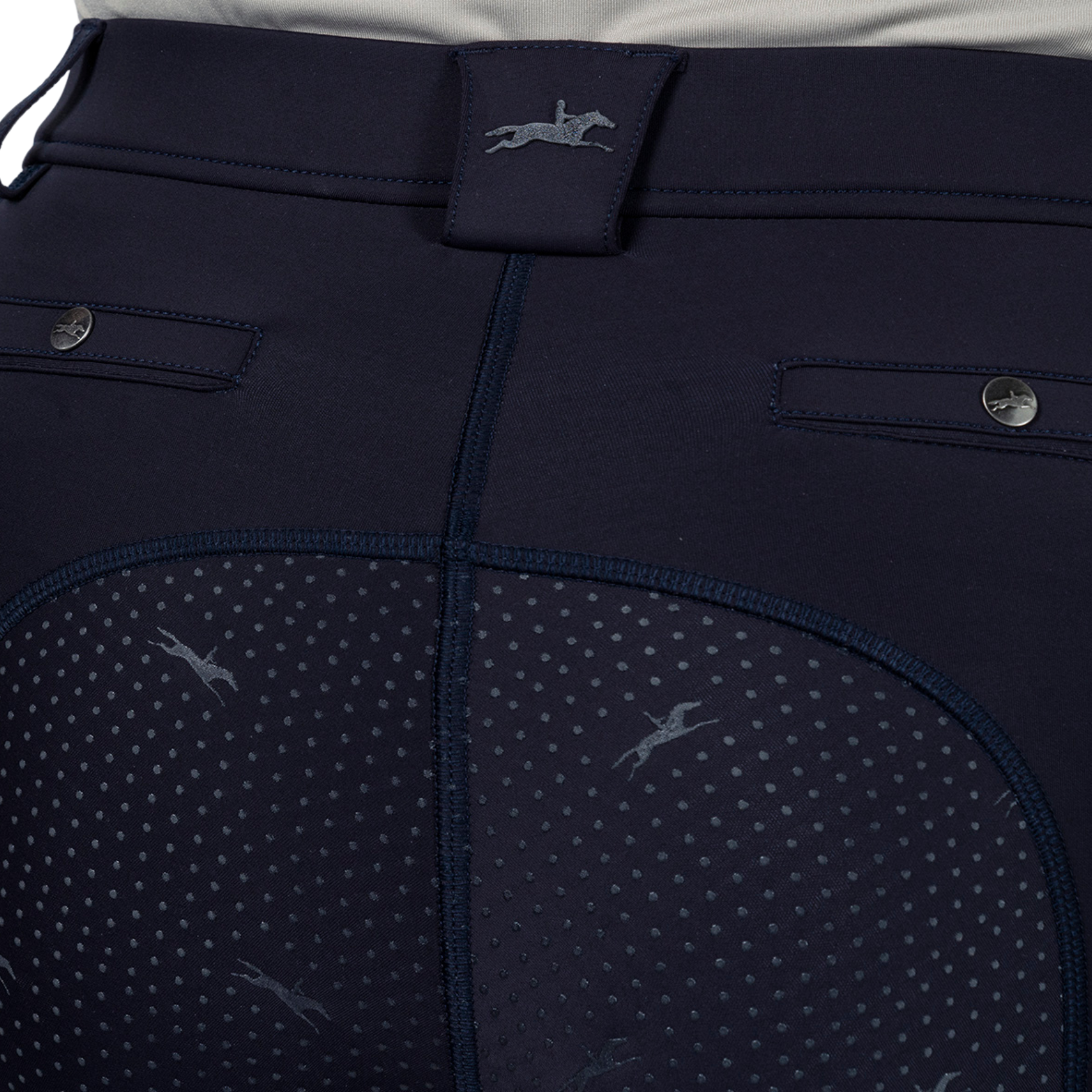 Schockemohle Air Sporty Ladies Full Grip Riding Tights, Navy