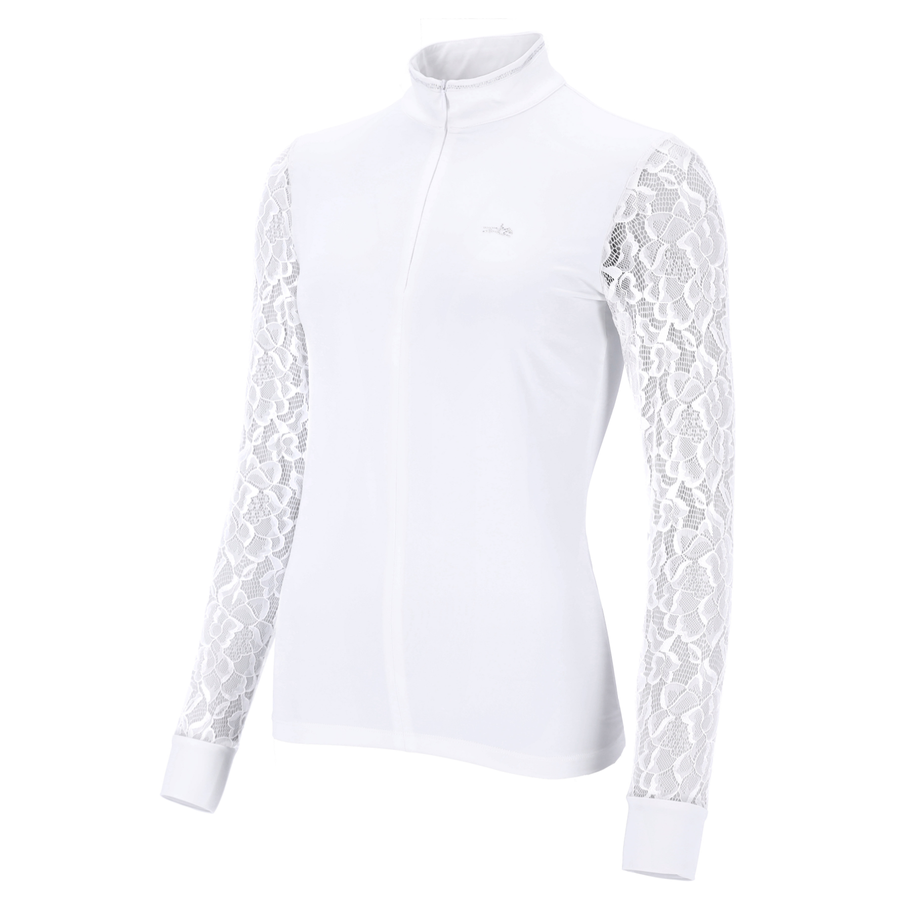 Schockemohle SPAlicia Style Ladies Long Sleeve Competition Shirt, White