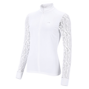 Schockemohle SPAlicia Style Ladies Long Sleeve Competition Shirt, White