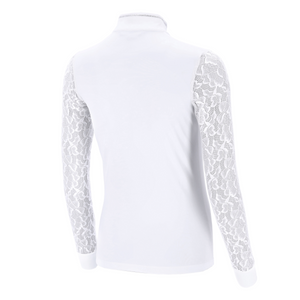 Schockemohle SPAlicia Style Ladies Long Sleeve Competition Shirt, White