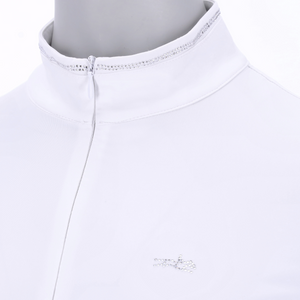 Schockemohle SPAlicia Style Ladies Long Sleeve Competition Shirt, White