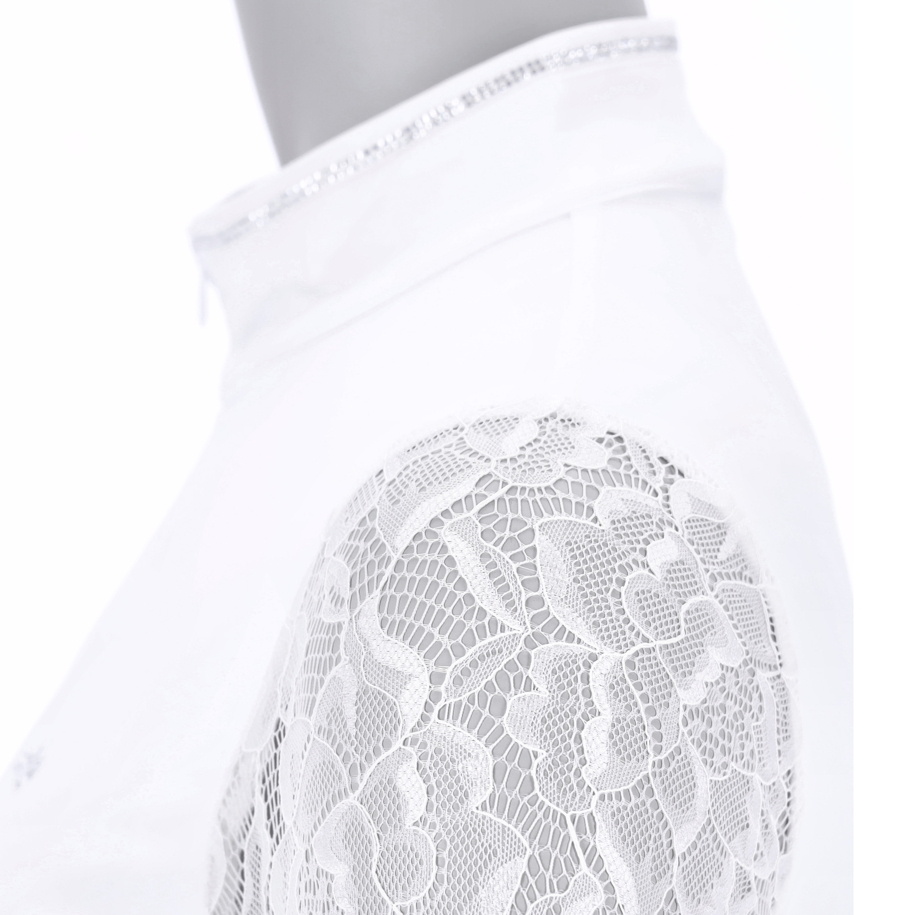 Schockemohle SPAlicia Style Ladies Long Sleeve Competition Shirt, White