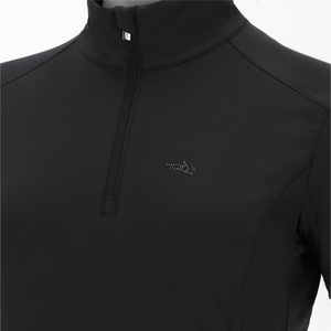 Schockemohle SPAmara Style Ladies Short Sleeve Training Shirt, Dark Gray