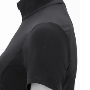 Schockemohle SPAmara Style Ladies Short Sleeve Training Shirt, Dark Gray